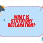 What is Statutory Declaration? statutory declaration meaning