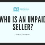 WHO IS AN UNPAID SELLER? WHO IS AN UNPAID SELLER