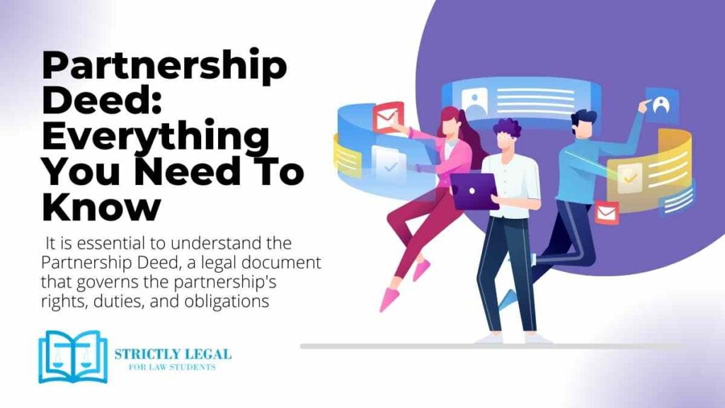 Partnership Deed Everything You Need To Know